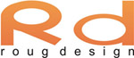 Roug logo Roug design Logo, et logo som er orrange, bogstaverne er nogle jeg selv har designet i coreldraw